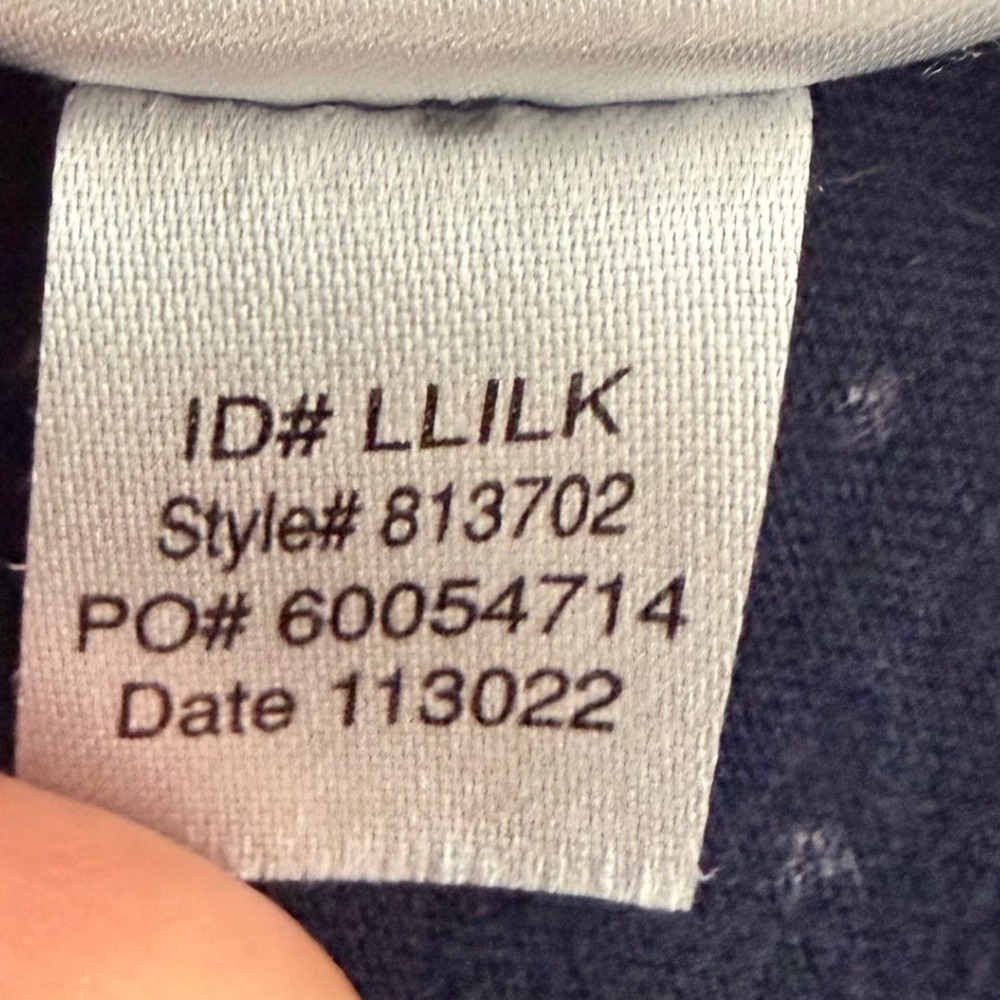 Ralph Lauren Polka Dot 100% Cotton Sleep Shirt Large Nightgown Navy Soft Lounge - Picture 8 of 9